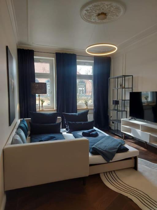 Vilipa-Apartments No.5 I Baumwollspinnerei I Kunstkraftwerk - 75M² I Balkon I Smart-Tv I Bad Mit Fussbodenheizung 라이프치히 외부 사진